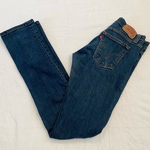 Y2K Levi’s 509 Low Slouch Button Fly Tough Cuff Vintage Blue Jeans Long Tall 7